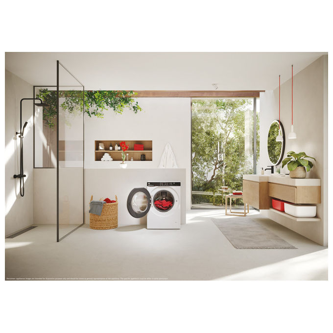 Hoover H7D 6106MBC8-S H-WASHandDRY 700 Lavasciuga Libera Installazione 10-6 Kg 1600 rpm Classe A Wi-Fi Vapore (85x60x60 cm) colore Bianco