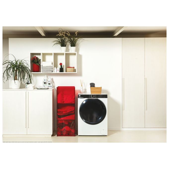 Hoover H7D 6106MBC8-S H-WASHandDRY 700 Lavasciuga Libera Installazione 10-6 Kg 1600 rpm Classe A Wi-Fi Vapore (85x60x60 cm) colore Bianco