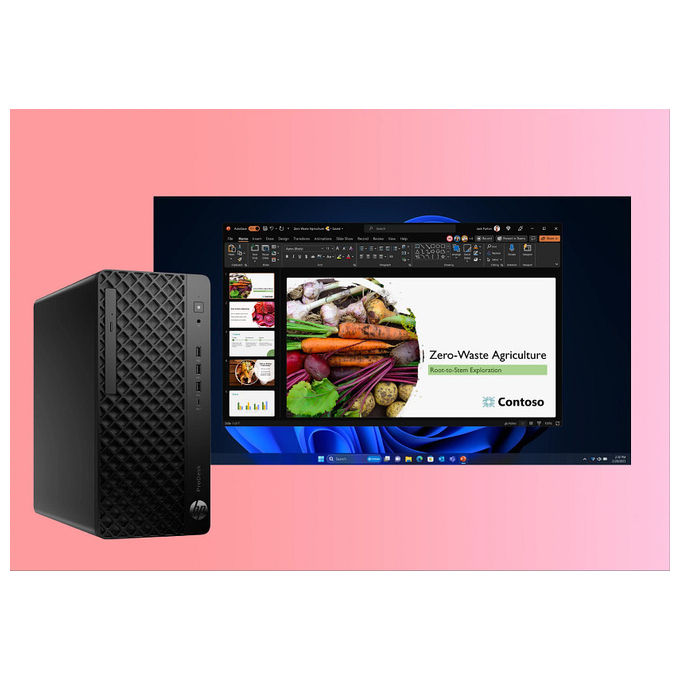 HP CK2H8ET ProDesk 4 Tower G1i PC Desktop AI Intel Core Ultra 7 265 16 GB DDR5 1 TB SSD NVMe M.2 Windows 11 Pro colore Nero