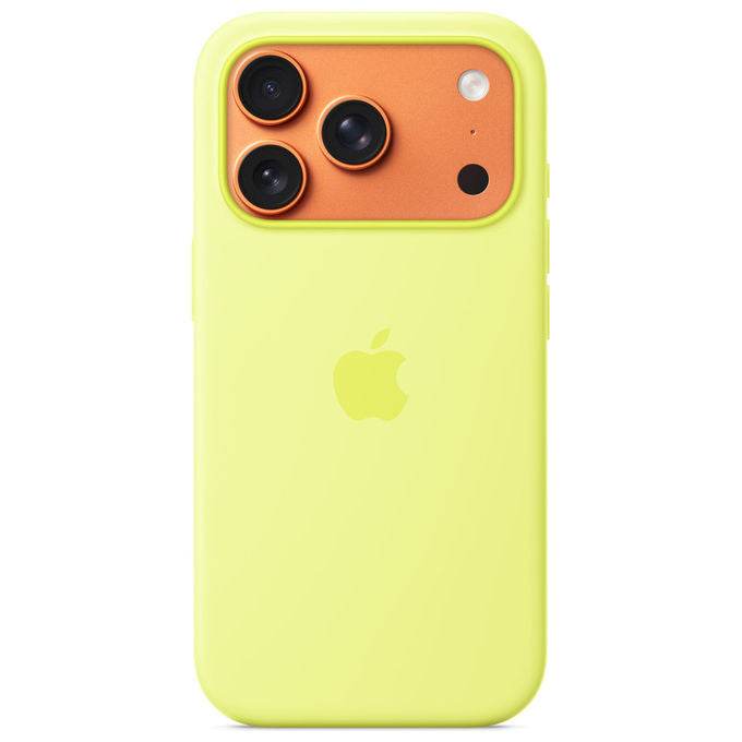 Apple Custodia MagSafe Silicone iPhone 17 Pro Giallo Neon