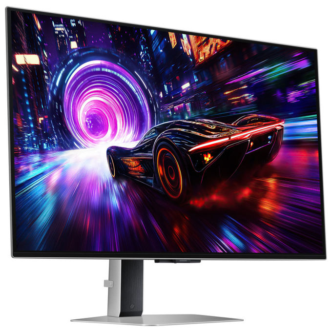 Samsung, Monitor Gaming Odyssey OLED G8 G81SF, 32'' UHD Flat, Argento