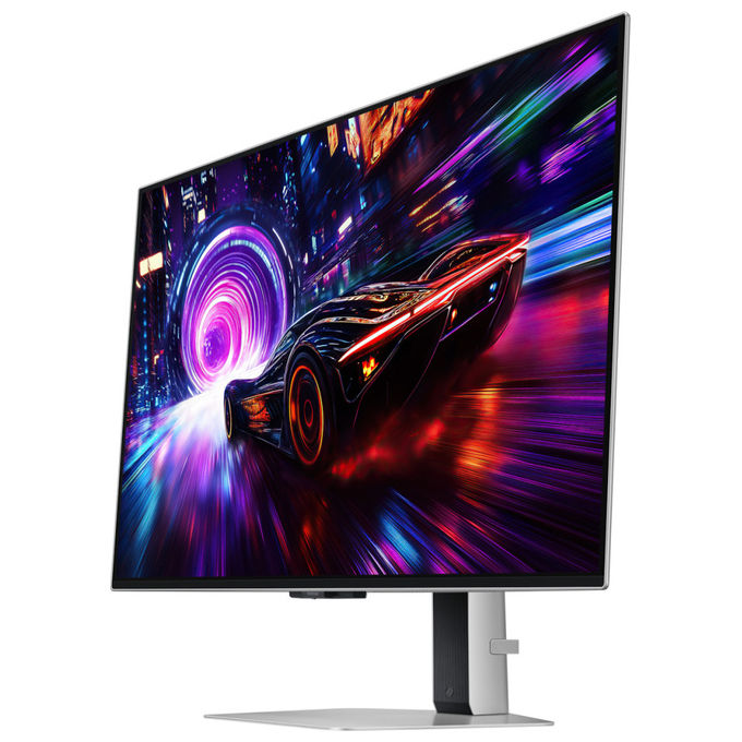 Samsung, Monitor Gaming Odyssey OLED G8 G81SF, 32'' UHD Flat, Argento