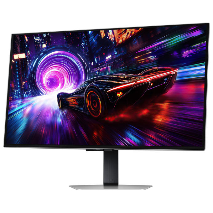Samsung, Monitor Gaming Odyssey OLED G8 G81SF, 32'' UHD Flat, Argento
