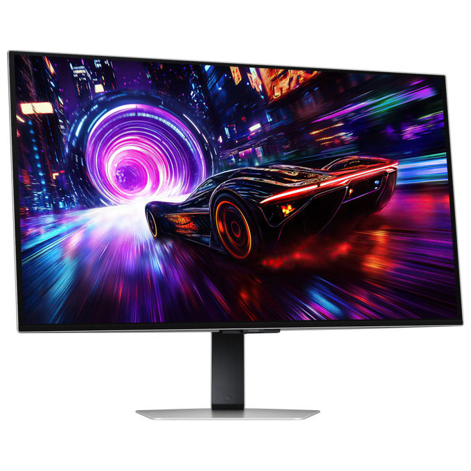 Samsung, Monitor Gaming Odyssey OLED G8 G81SF, 32'' UHD Flat, Argento