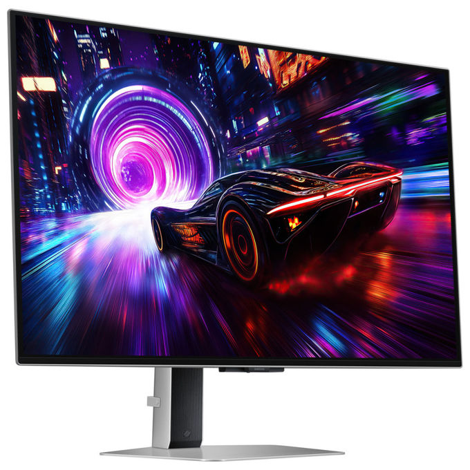 Samsung, Monitor Gaming Odyssey OLED G8 G81SF, 32'' UHD Flat, Argento