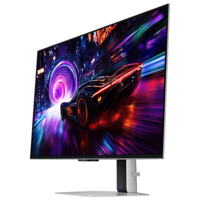 Samsung, Monitor Gaming Odyssey OLED G8 G81SF, 32'' UHD Flat, Argento