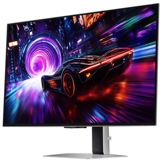 Samsung, Monitor Gaming Odyssey OLED G8 G81SF, 32'' UHD Flat, Argento
