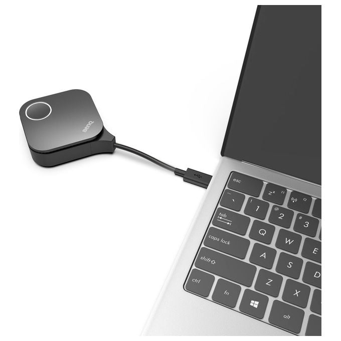 BenQ WDC15 InstaShow Sistema di Presentazione Wireless HDMI 4K UHD Wi-Fi 5 Dual Band USB-C colore Nero