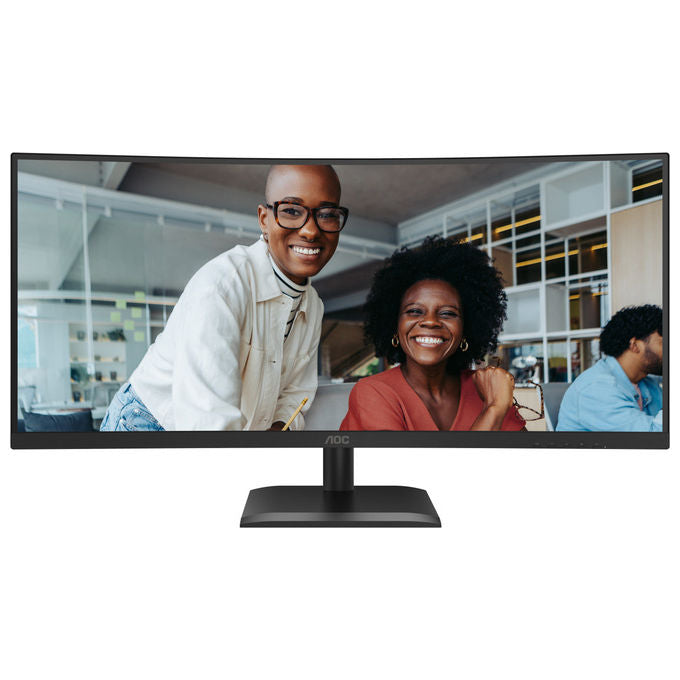 AOC CU34E4CV Monitor PC 34'' Curvo VA UWQHD 21:9 120Hz HDR10 USB-C 90W KVM FreeSync colore Nero