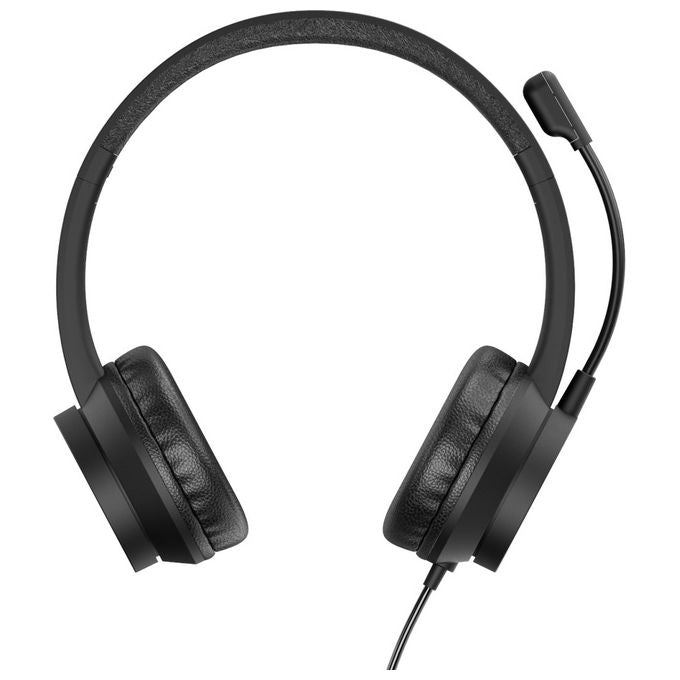 Conceptronic Cuffie Stereo USB Polona05B con Microfono Nero