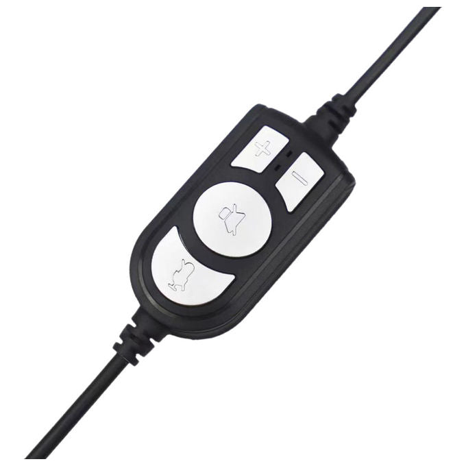Conceptronic Cuffie Stereo USB Polona05B con Microfono Nero
