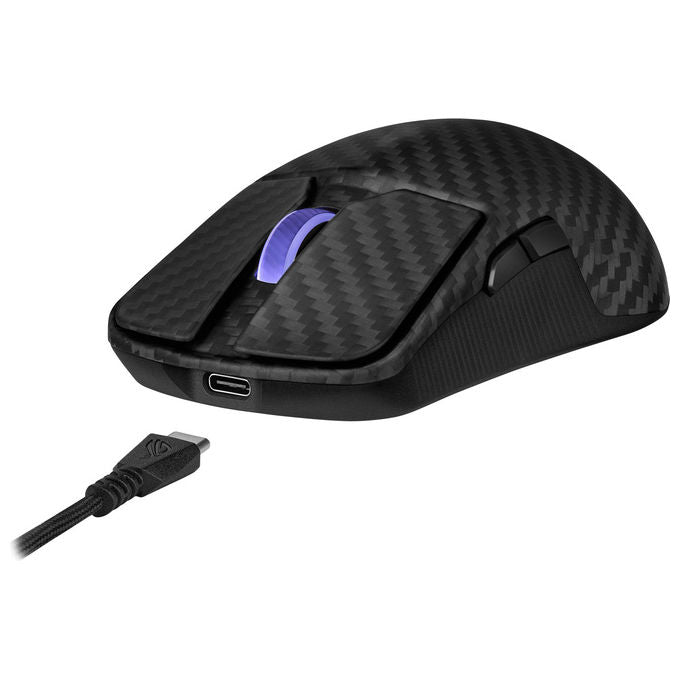 Asus Rog Harpe Ace Extreme, Mouse Gaming Ottico, 42000 DPI, Wireless Nero