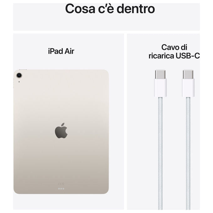 Apple, iPad Air 13'' Wi-Fi, 256GB, Color Galassia