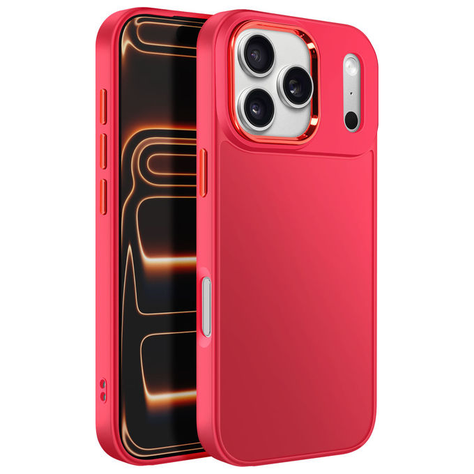 Celly Cover MagSafe Rossa in TPU per Apple iPhone 17 Pro