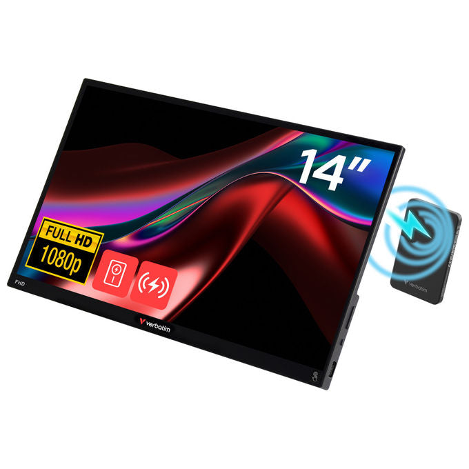 Verbatim Monitor Portatile Nero 14'' LED Full HD