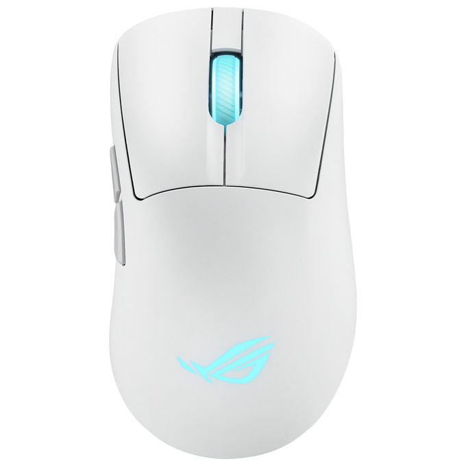 Asus Rog Keris II Origin Wht, Mouse Gaming Ottico, 42000 DPI, Wireless, Bianco