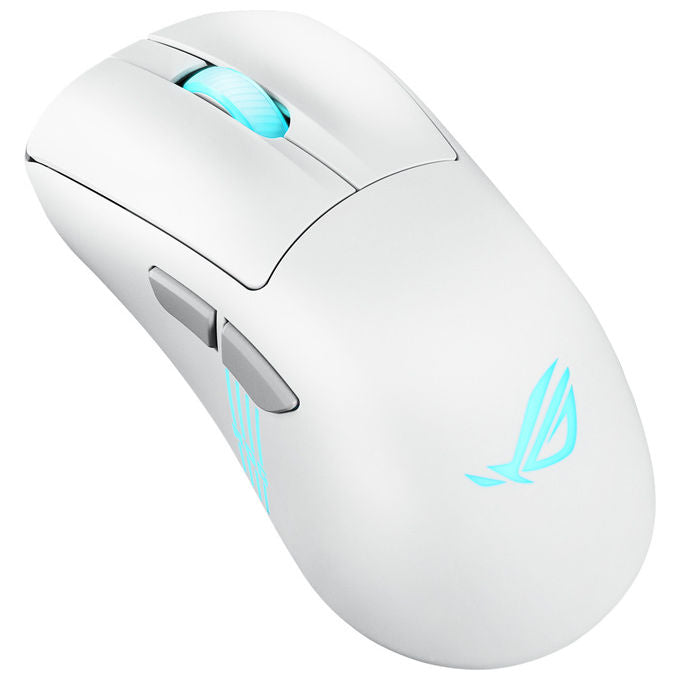 Asus Rog Keris II Origin Wht, Mouse Gaming Ottico, 42000 DPI, Wireless, Bianco