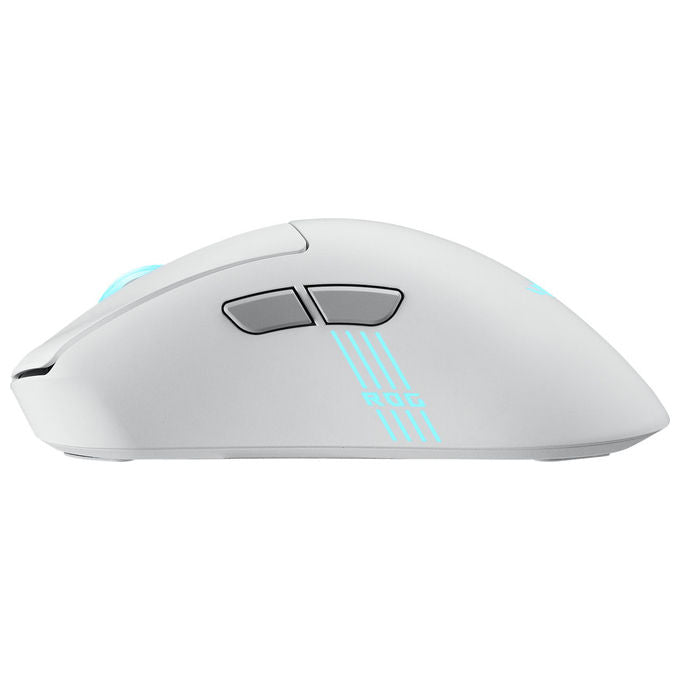 Asus Rog Keris II Origin Wht, Mouse Gaming Ottico, 42000 DPI, Wireless, Bianco