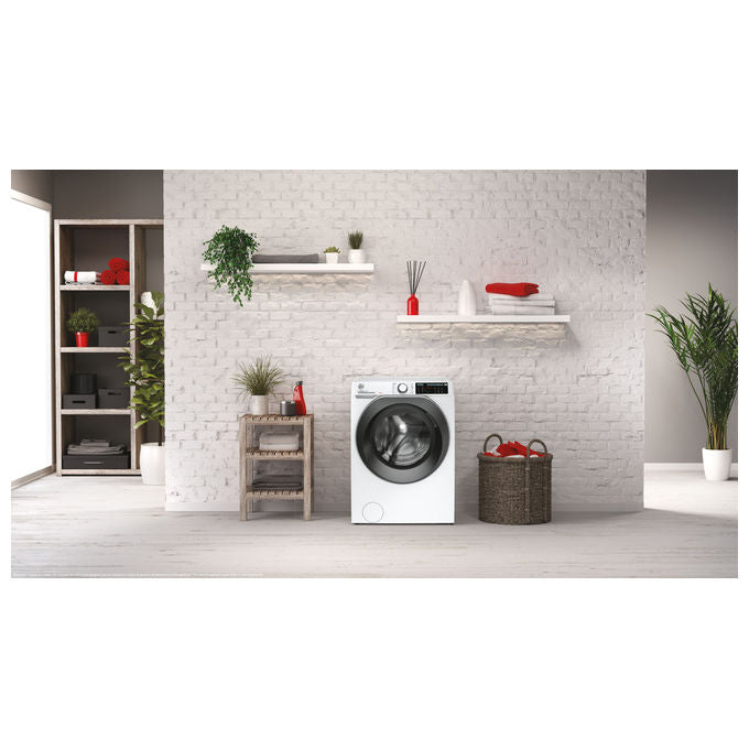 Hoover HW 49AMBC7-1-S Lavatrice H-WASH 500 Carica Frontale 9 Kg 1400 Giri Classe A Bianco
