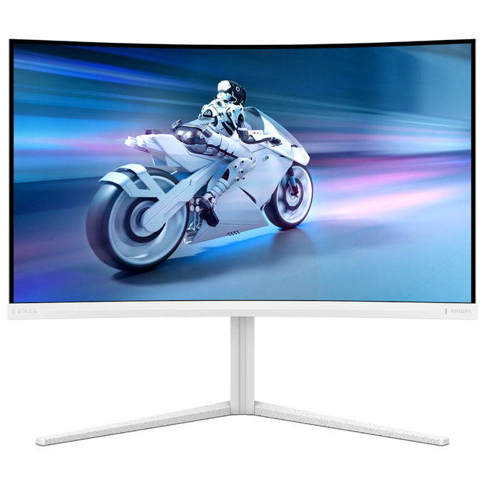 Philips, Monitor Gaming Curvo Evnia 5000 32M2C5501-00, 31.5'' Quad HD, 1 ms, Bianco
