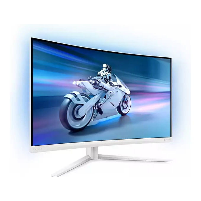 Philips, Monitor Gaming Curvo Evnia 5000 32M2C5501-00, 31.5'' Quad HD, 1 ms, Bianco