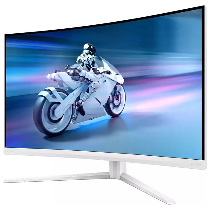 Philips, Monitor Gaming Curvo Evnia 5000 32M2C5501-00, 31.5'' Quad HD, 1 ms, Bianco