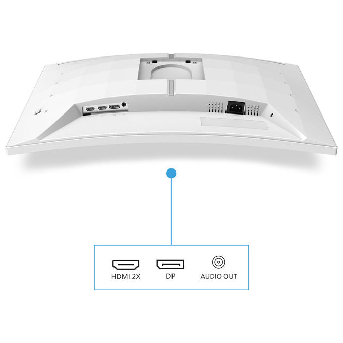 Philips, Monitor Gaming Curvo Evnia 5000 32M2C5501-00, 31.5'' Quad HD, 1 ms, Bianco