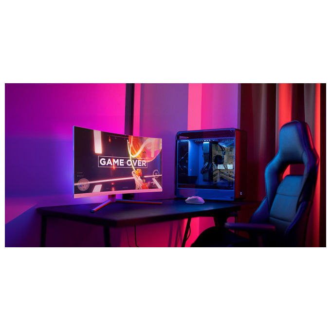 Philips, Monitor Gaming Curvo Evnia 5000 32M2C5501-00, 31.5'' Quad HD, 1 ms, Bianco