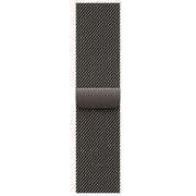 Apple, Cinturino Maglia Milanese Ardesia 42mm, Acciaio Inossidabile, Regolabile, Magnetico