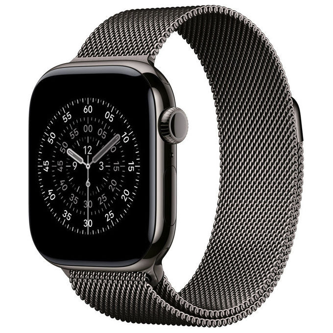 Apple, Cinturino Maglia Milanese Ardesia 42mm, Acciaio Inossidabile, Regolabile, Magnetico