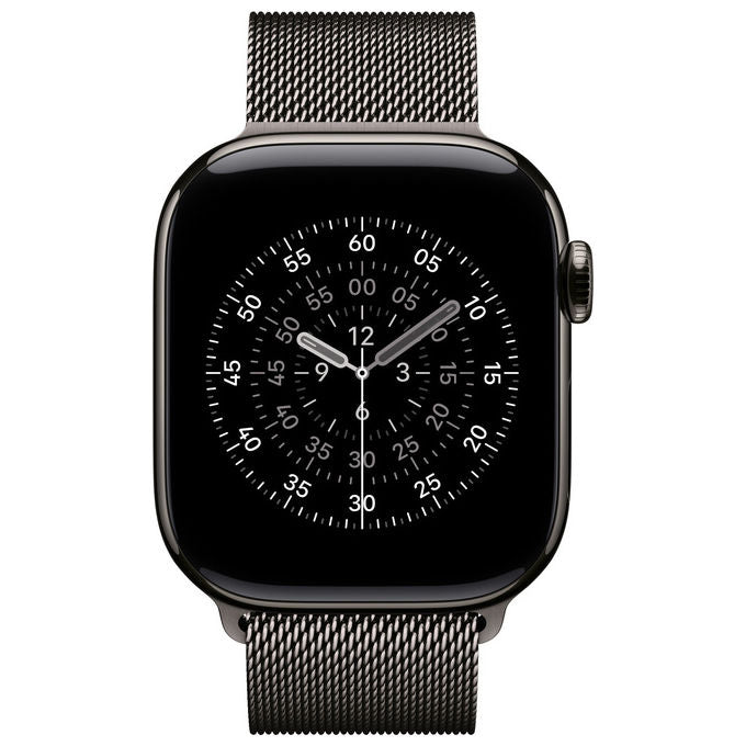 Apple, Cinturino Maglia Milanese Ardesia 42mm, Acciaio Inossidabile, Regolabile, Magnetico