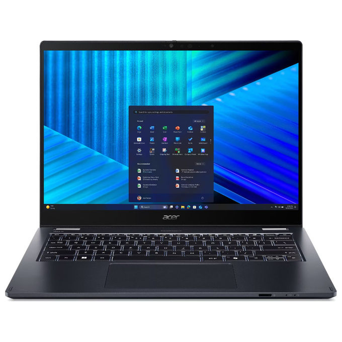 Acer NX.BF8ET.004 TravelMate TMP414RN-55-TCO-71X7 Notebook convertibile 14 pollici Intel Core Ultra 7 colore Blu