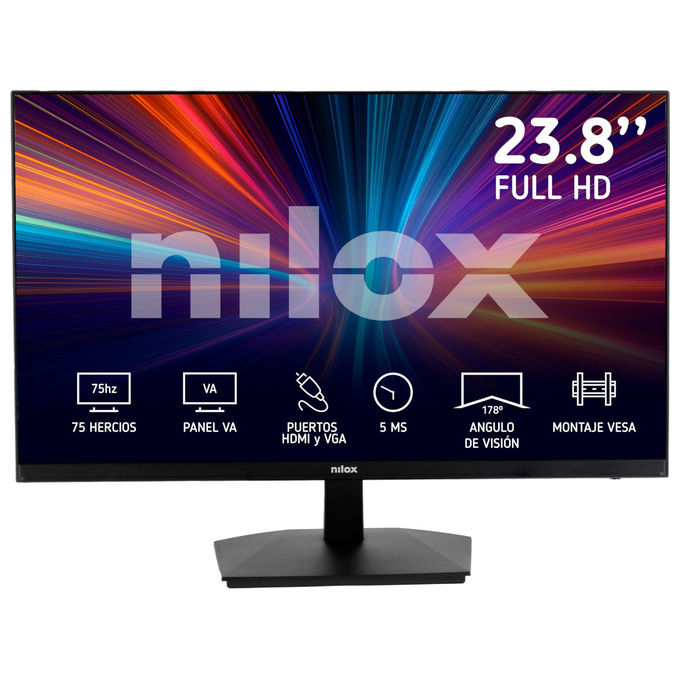 Nilox, Monitor 24 Pollici IPS, 200Hz, 1ms, HDMI, DP