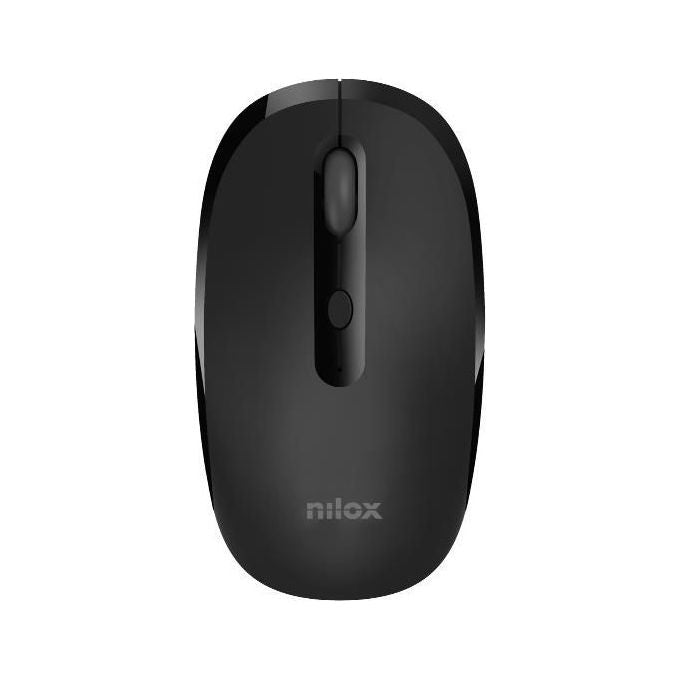Nilox, Mouse Verticale Dual Ricaricabile Nero