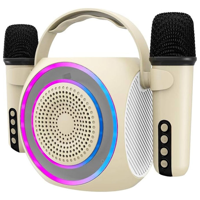 Celly, Speaker Wireless con 2 Microfoni per Bambini Party Collection