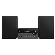 Philips, Microsistema Audio, 80W, DAB+-FM, CD, USB, Bluetooth, Nero-Grigio scuro