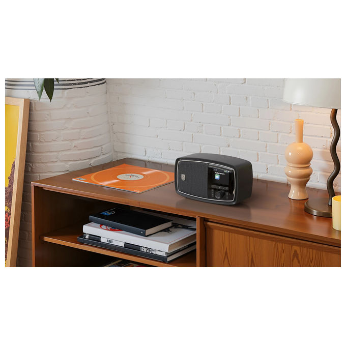 Philips TAV2000DB Radio Portatile DAB+ FM Bluetooth 5.4 5 W Batteria 2600 mAh Doppia Sveglia colore Nero