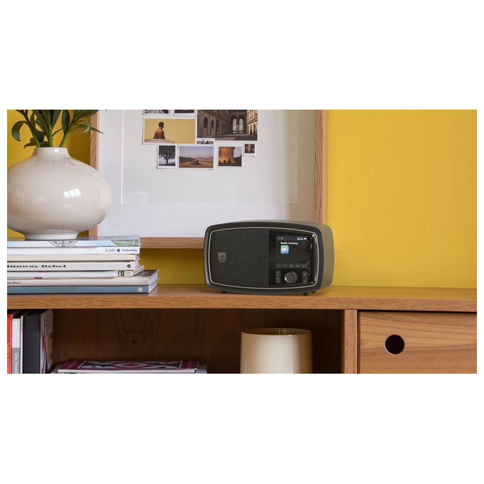 Philips TAV2000DB Radio Portatile DAB+ FM Bluetooth 5.4 5 W Batteria 2600 mAh Doppia Sveglia colore Nero