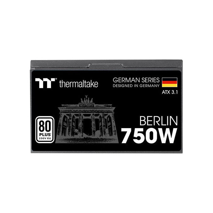 Thermaltake Berlin, Alimentatore PC, 750 W, ATX, Nero