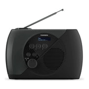 Thomson, Radio Portatile DAB+ e FM, Sveglia, 50 stazioni preimpostate, Nero