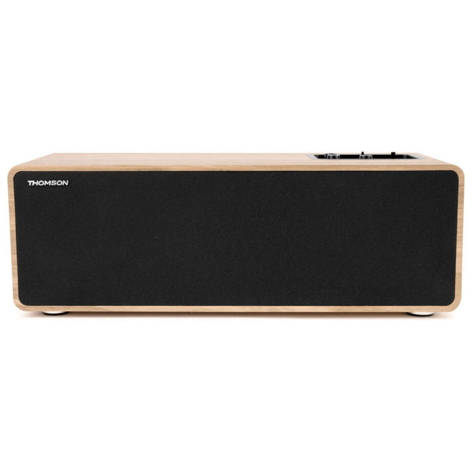 Thomson WS852 Altoparlante Multimediale Bluetooth 5.3 150W Ingresso TV Ottico RCA USB Telecomando colore Legno Nero