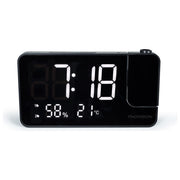 Thomson, Radiosveglia con Proiezione, CP100T, Radio FM, Display Luminoso, Nero