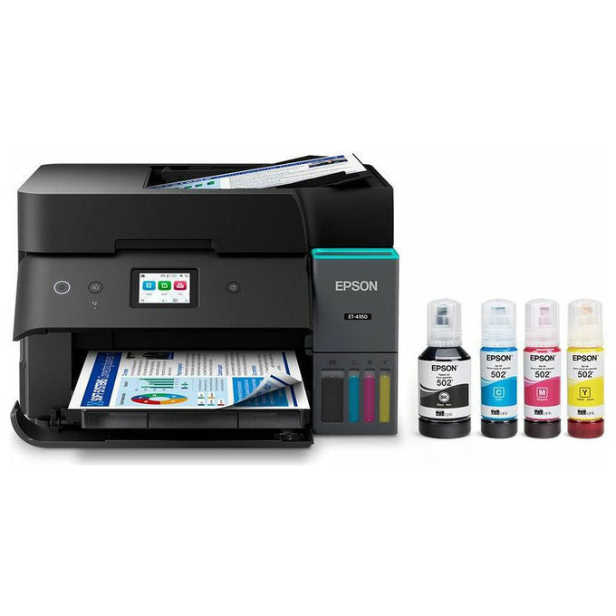 Epson Stampante Multifunzione EcoTank ET-4950 Getto d'Inchiostro Wi-Fi Nero