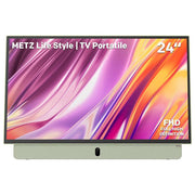 Metz Televisore Portatile 24 Pollici FHD Google TV Verde