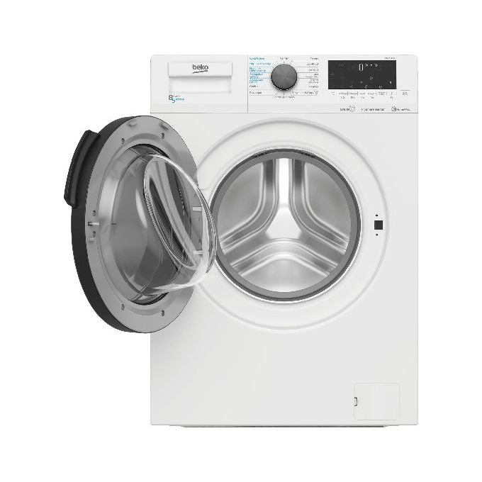Beko WDI85DAW IT Lavasciuga da incasso 8-5 Kg 1400 rpm Classe D ProSmart Inverter SteamCure IronFast (82x60x56 cm) colore Bianco