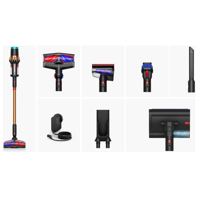 Dyson 492969-01 V16 Piston Animal Aspirapolvere a Bastone Senza Sacchetto Ciclonico 1,3 L 315 AW 70 min Filtro HEPA colore Nero Rame