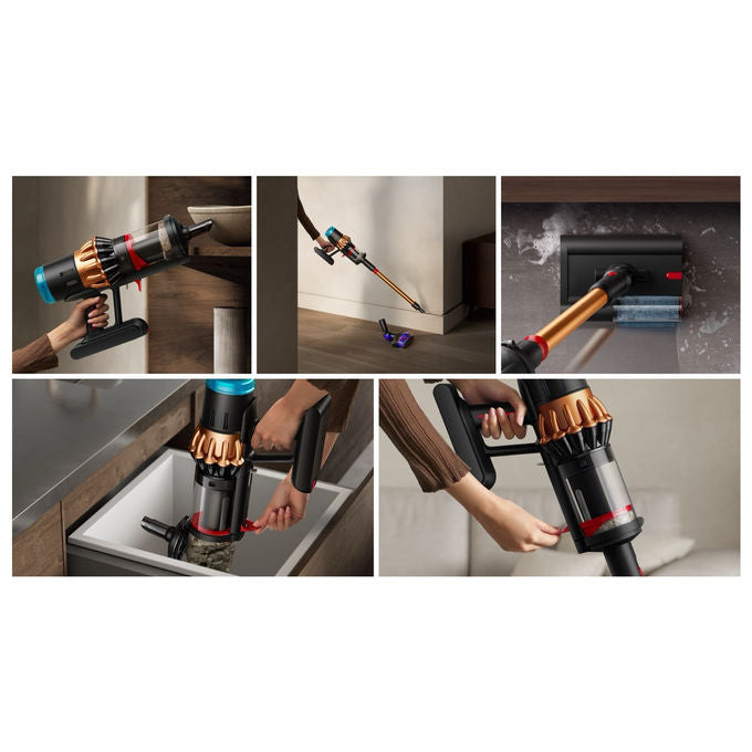 Dyson 492969-01 V16 Piston Animal Aspirapolvere a Bastone Senza Sacchetto Ciclonico 1,3 L 315 AW 70 min Filtro HEPA colore Nero Rame