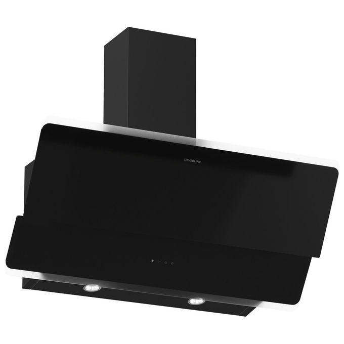 Silverline 3490 Oslo Cappa a parete 90 cm 648 m³-h Classe A 63 dB Touch colore Nero