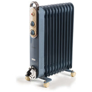Ariete 8252 Linea Vintage Radiatore a Olio 11 elementi 2500W 3 livelli di potenza 30-35 m² colore Celeste