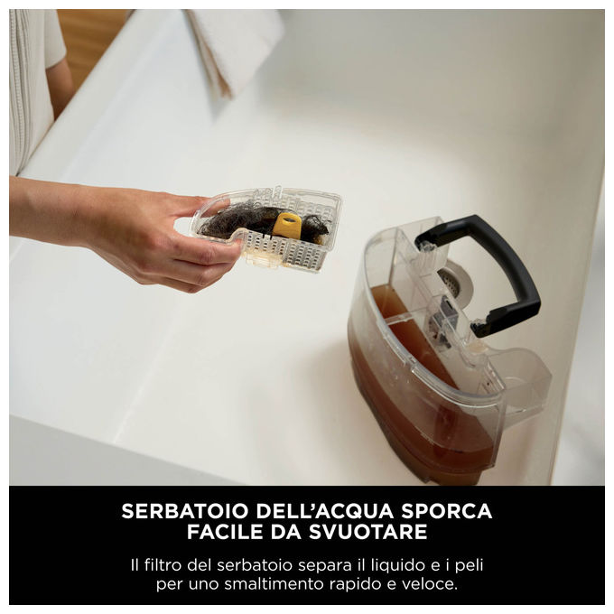 Shark PX250EUT StainStriker HairPro Pet Smacchiatore Portatile 450W 1,2 L 87 dB colore Nero Blu Giallo